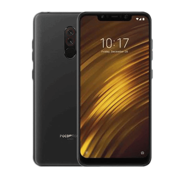【お1人様1点限り】 Buy Refurbished Xiaomi POCO F1 (6GB RAM, 64GB, Graphite スマートフォン本体